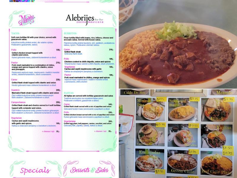 La Cocina Mexicana Restaurant Menu