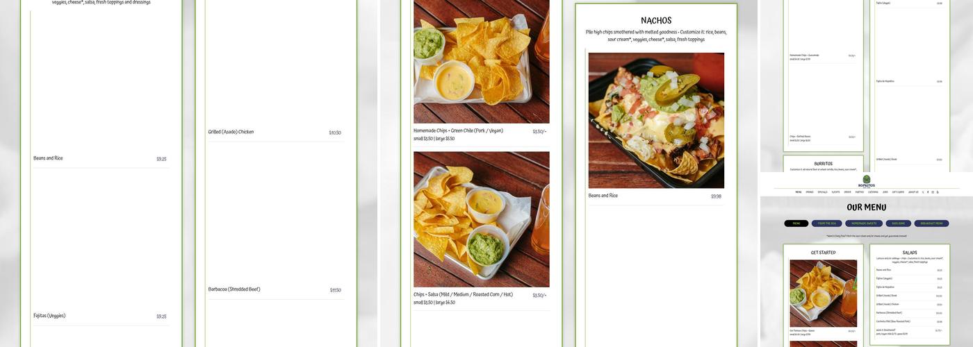 Nopalito’s Menu