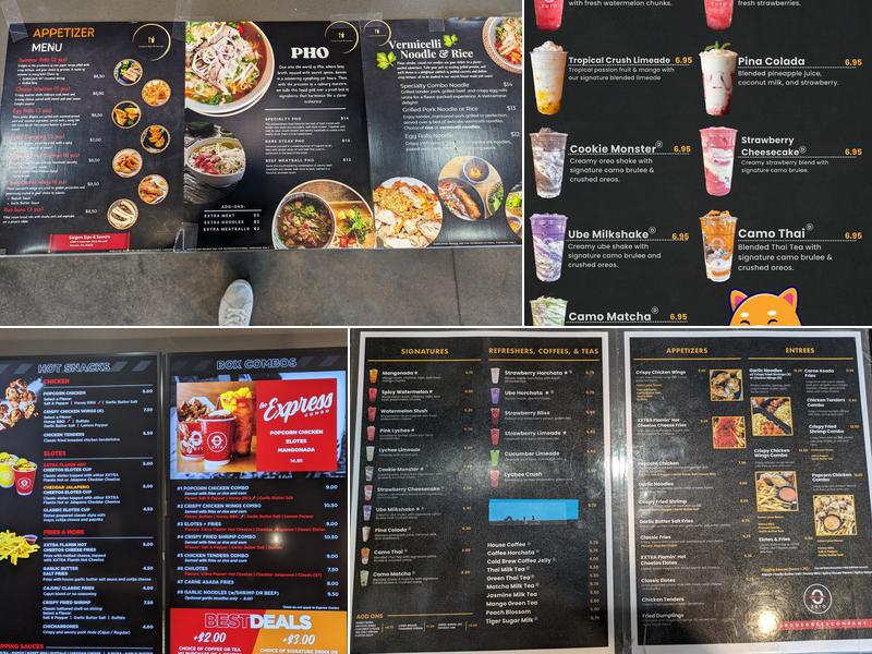 Zero Degrees Denver Menu