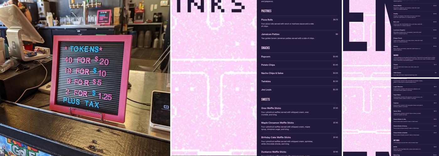 8-Bit Beans Menu