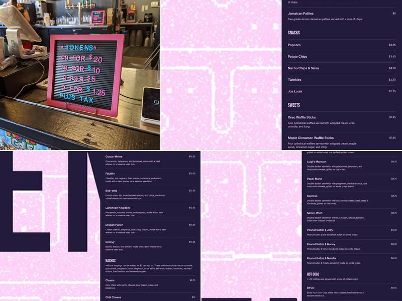 8-Bit Beans Menu