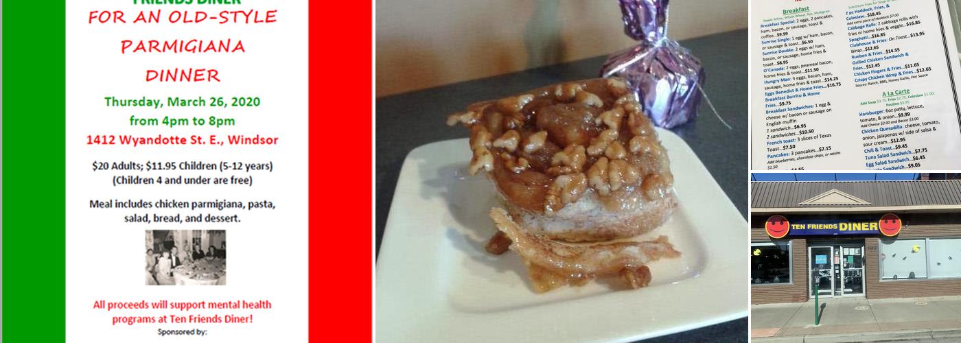 Ten Friends Diner Menu