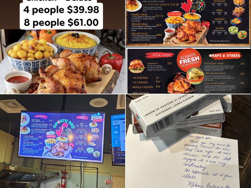 OPORTO BBQ Menu