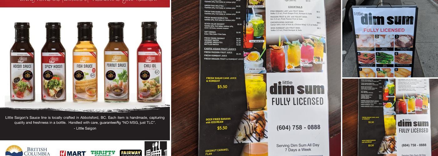 Little Saigon Banh Mi & Burgers Menu