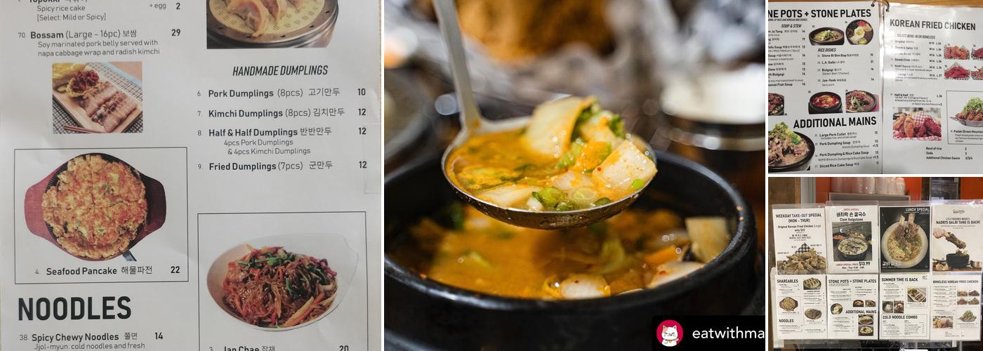 Nadri - Korean Cuisine & Fried Chicken (나드리) Menu