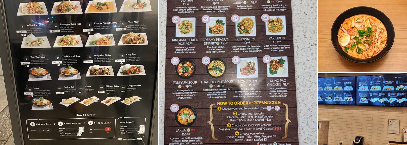 Rice and Noodle (Lonsdale) Menu