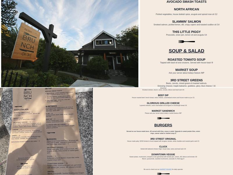Brunch On 3rd Menu