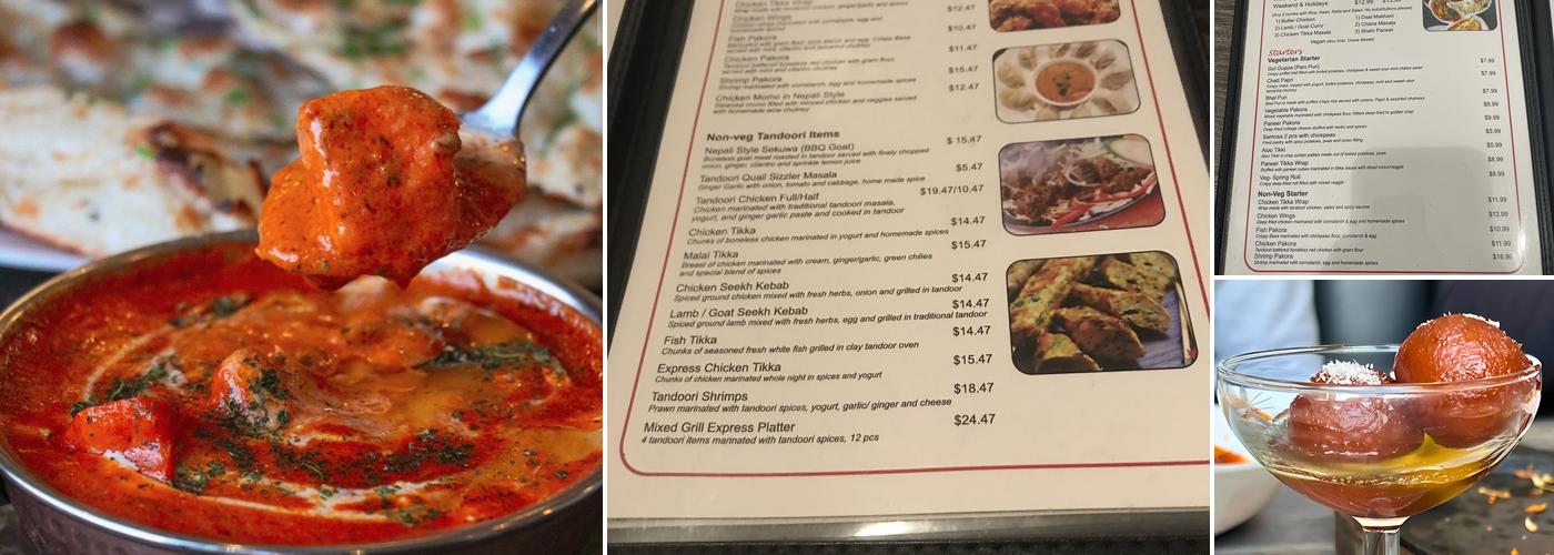 Indian Curry Express & Bar Menu