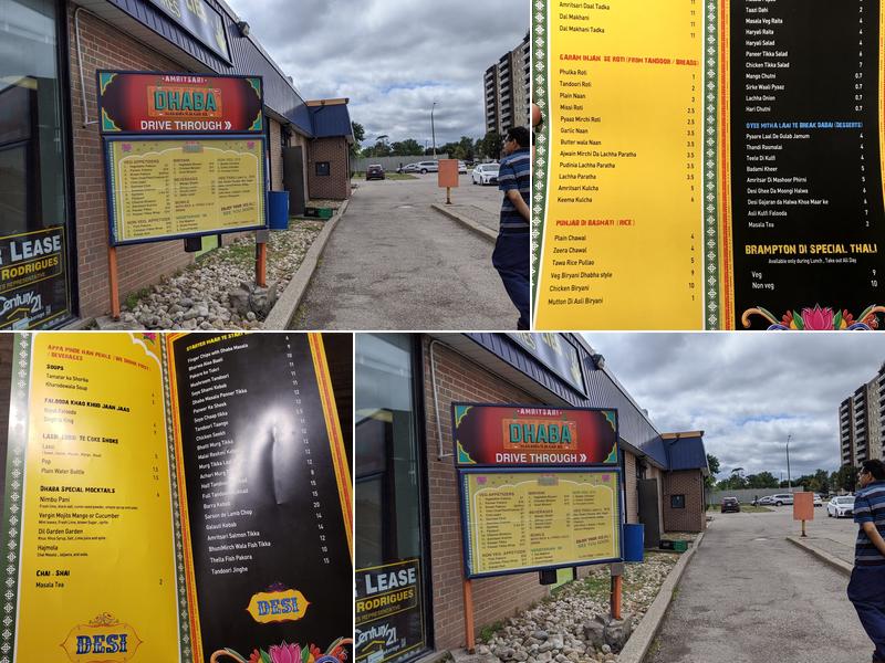 Amritsari Dhaba Menu