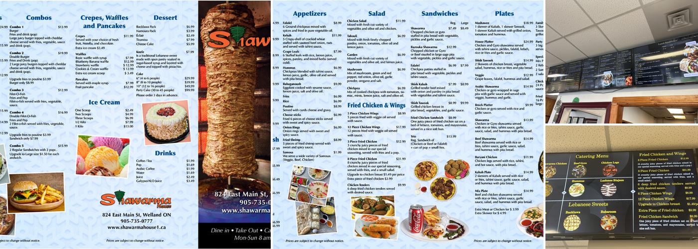 Shawarma House Menu