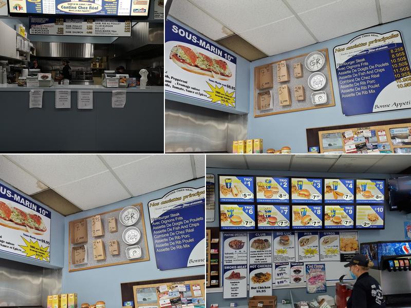 Cantine Chez Real Menu