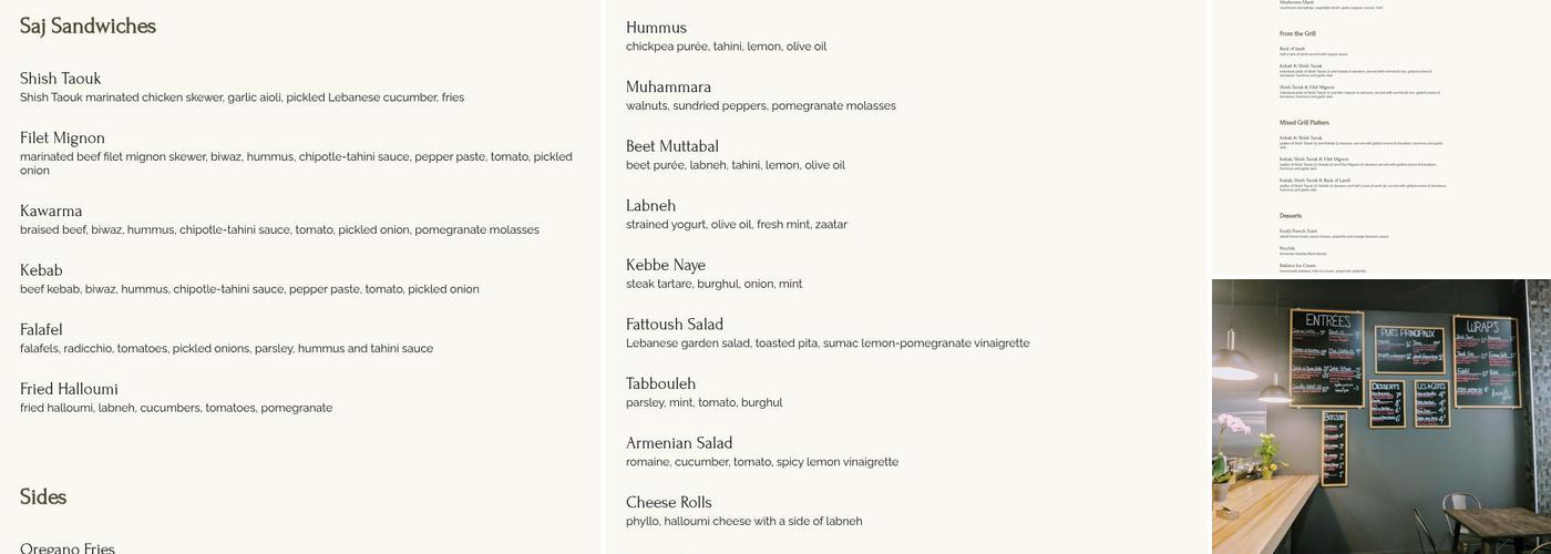 Manti Menu