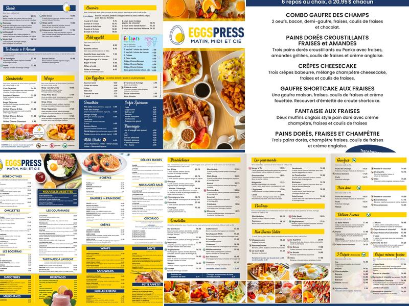 Eggspress Menu