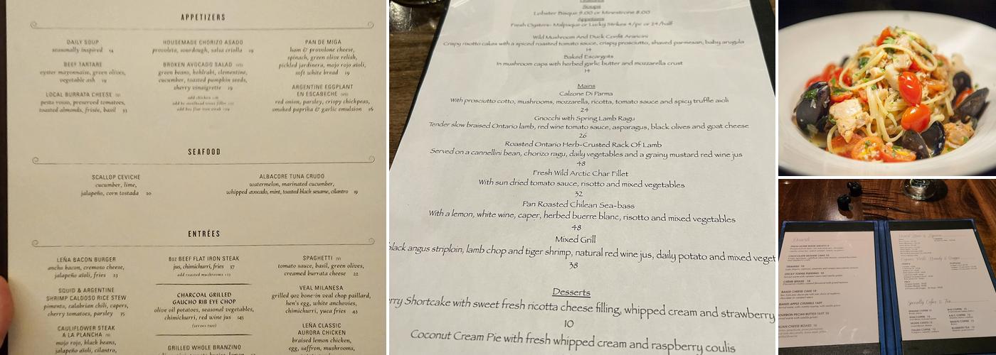 Trattoria Timone Ristorante Menu