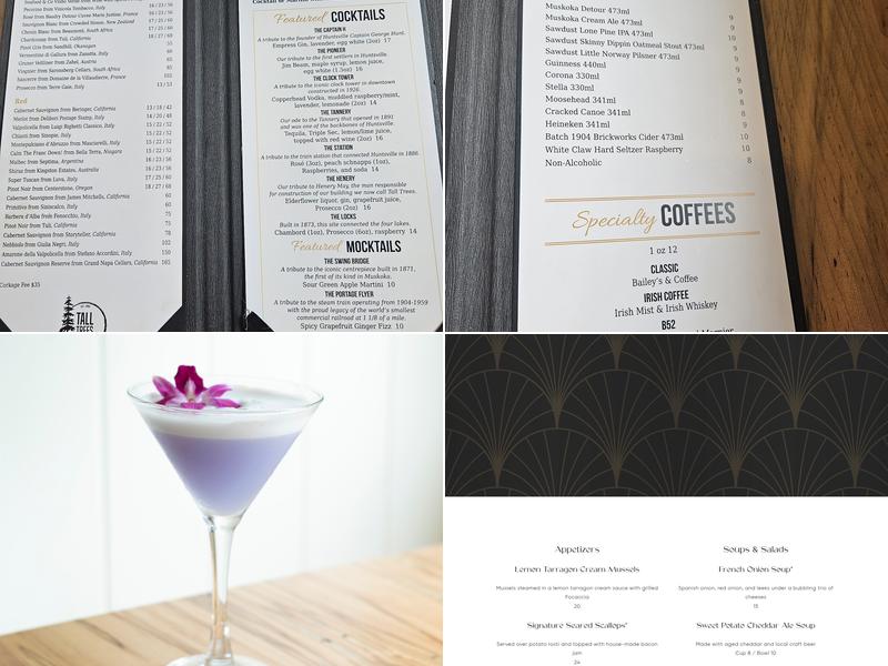 Tall Trees Menu