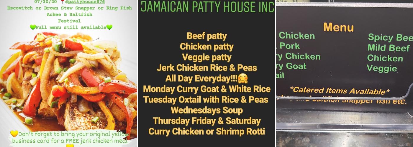 Jamaican Patty House Menu