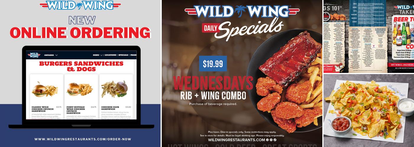 Wild Wing Menu