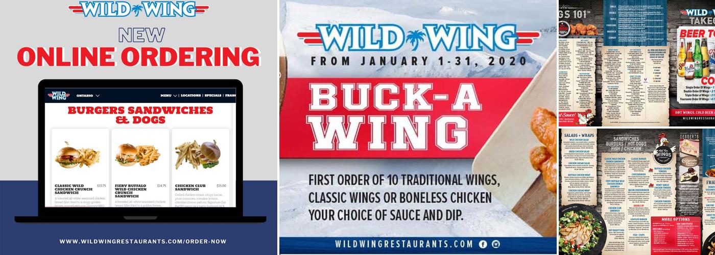 Wild Wing Menu