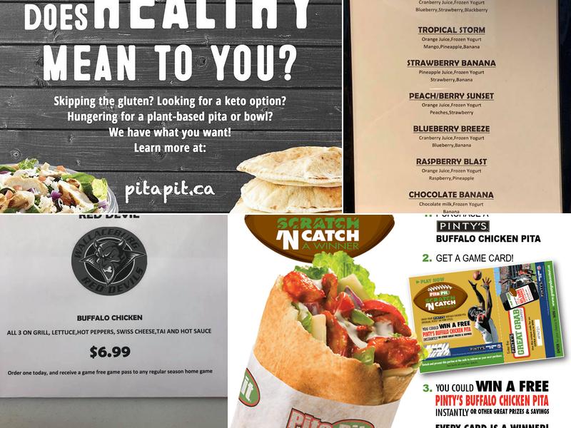 Pita Pit Menu