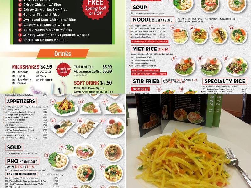 Cuisine Menu