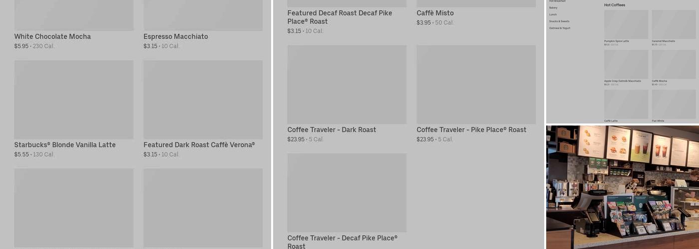 Starbucks Menu