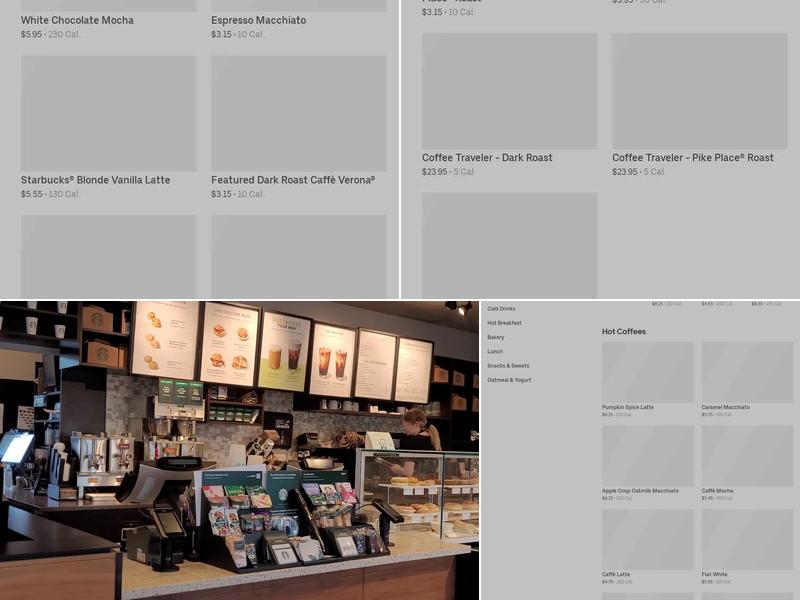Starbucks Menu