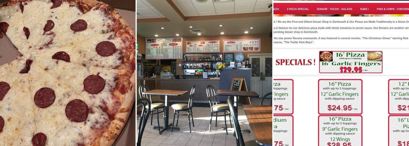 Revana Pizza Truro Menu