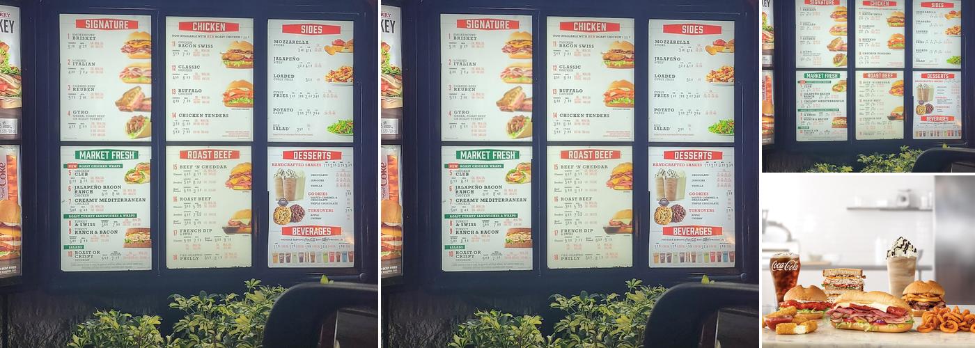 Arby's Menu