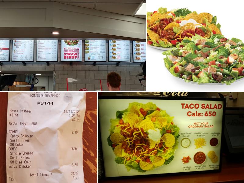 Wendy's Menu