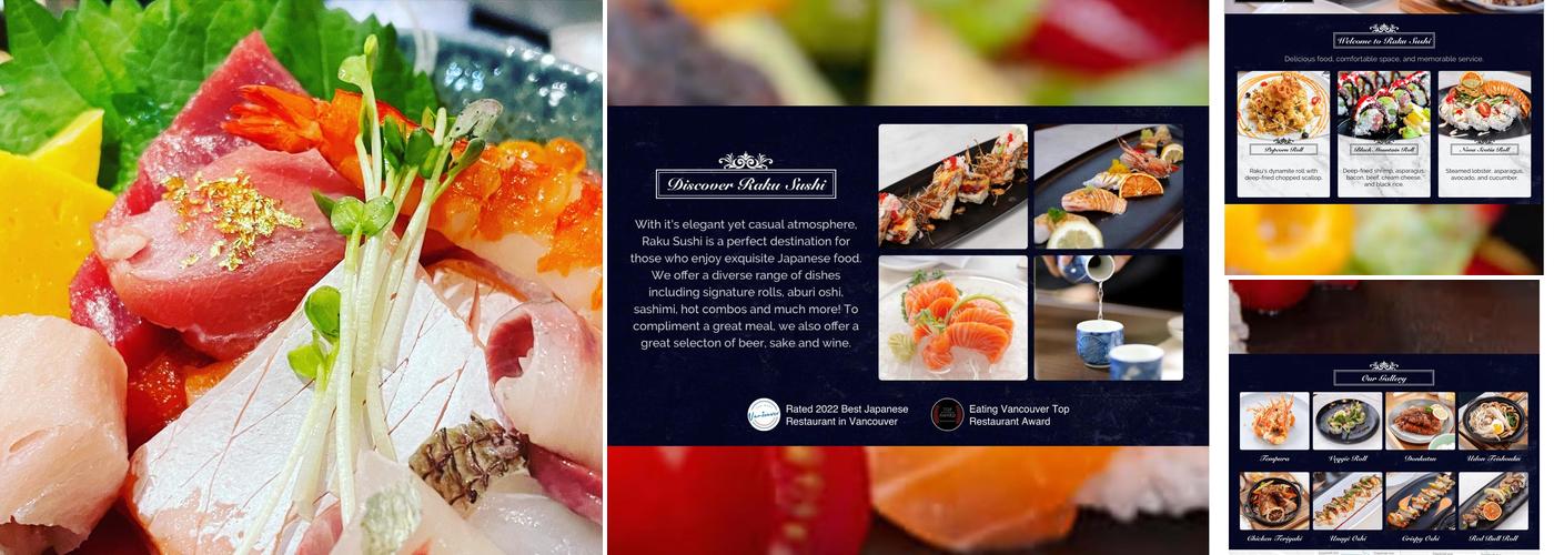 Raku Japanese Kitchen Menu