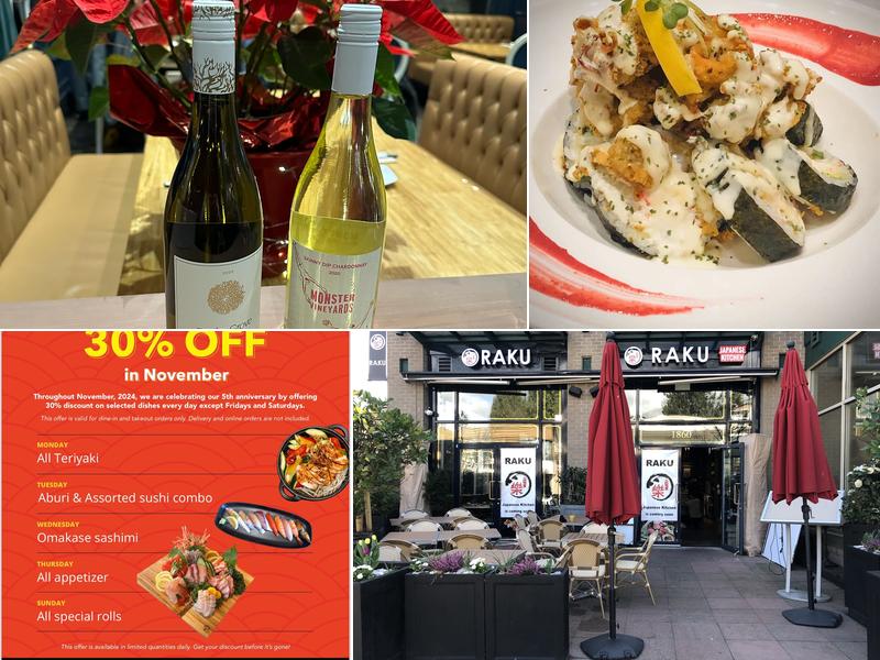 Raku Japanese Kitchen 1860 Marine Dr, West Vancouver