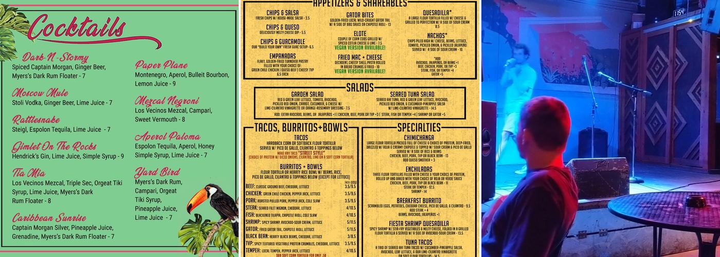 The Backyard at Boca Fiesta & Palomino Menu