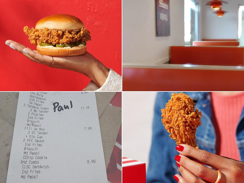 KFC Menu