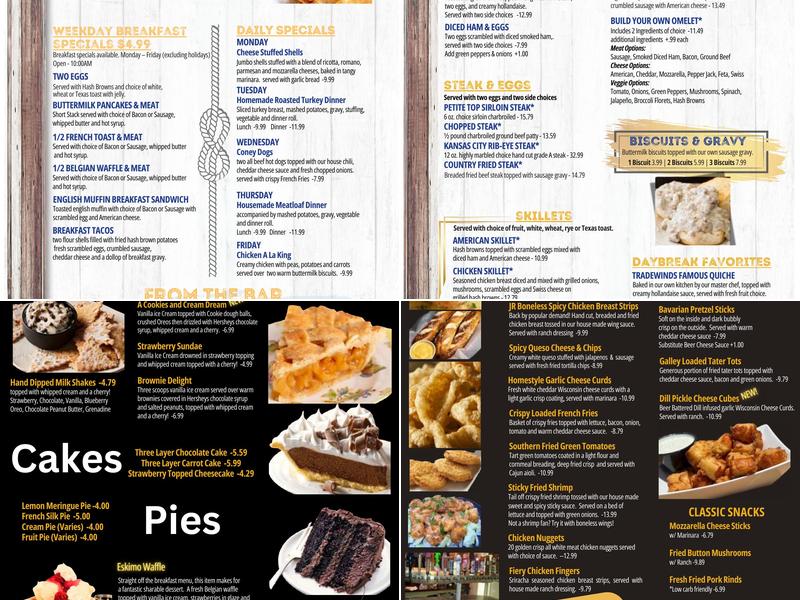 Galley Sports Pub - Elkhart Menu