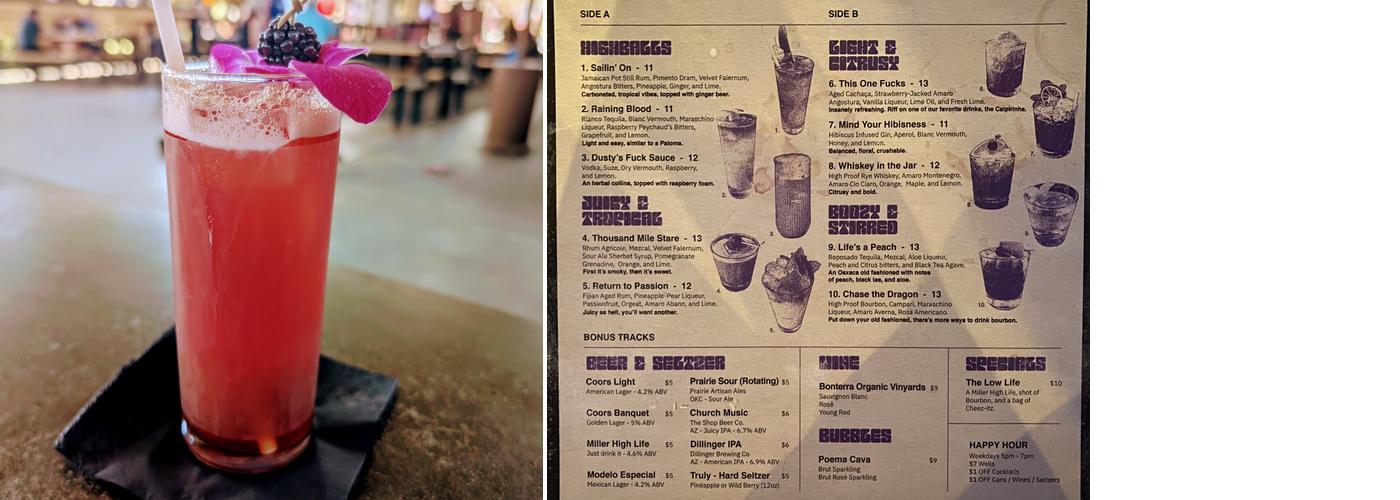 So Far So Good Menu