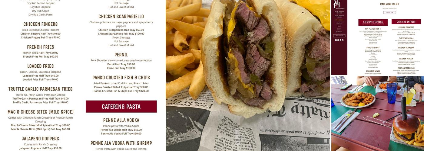 Morris Park Inn Menu