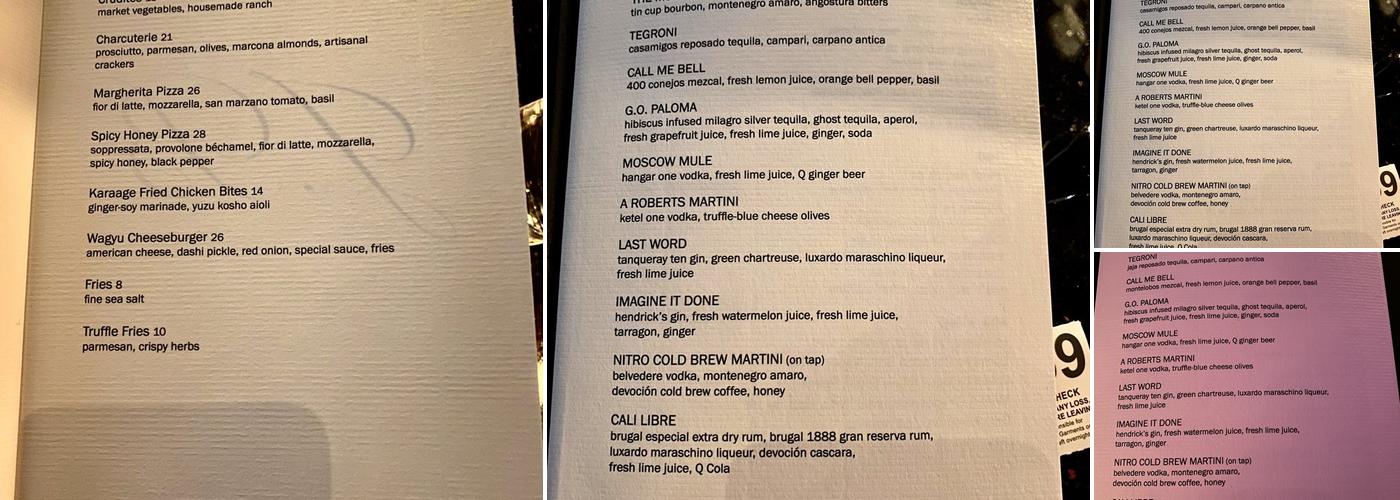J.Bespoke Menu