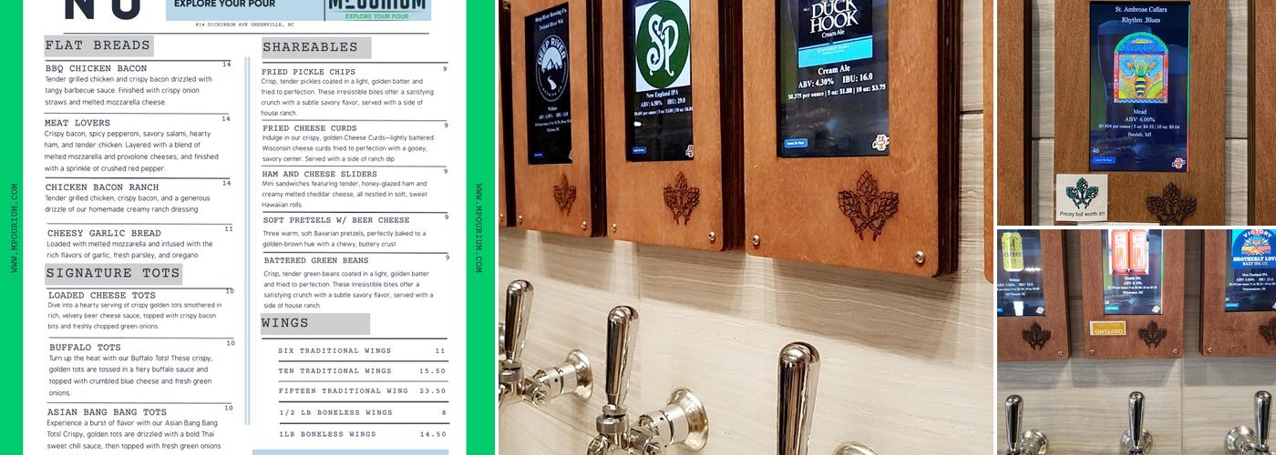 MPOURIUM Menu