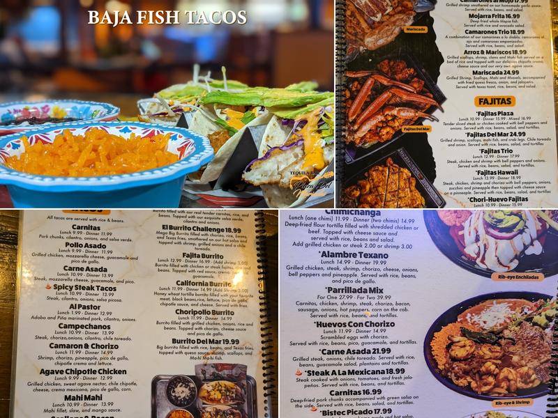 Plaza Del Mariachi Menu