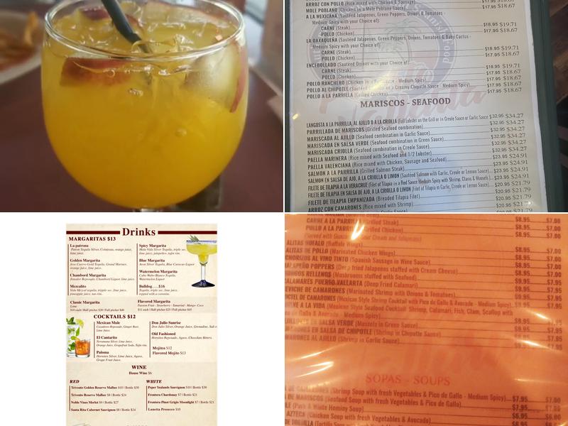 Puerto Vallarta Menu