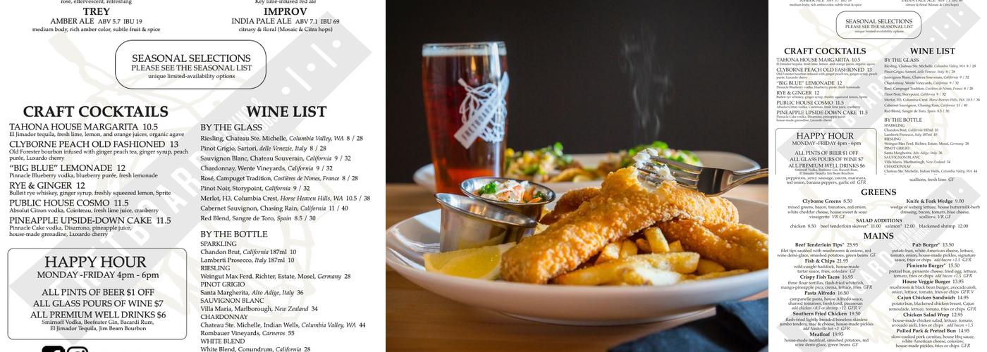 Fretboard Brewing & Public House Menu