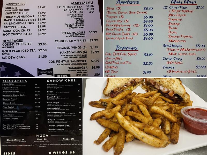 Nicc and Norms Tavern Menu