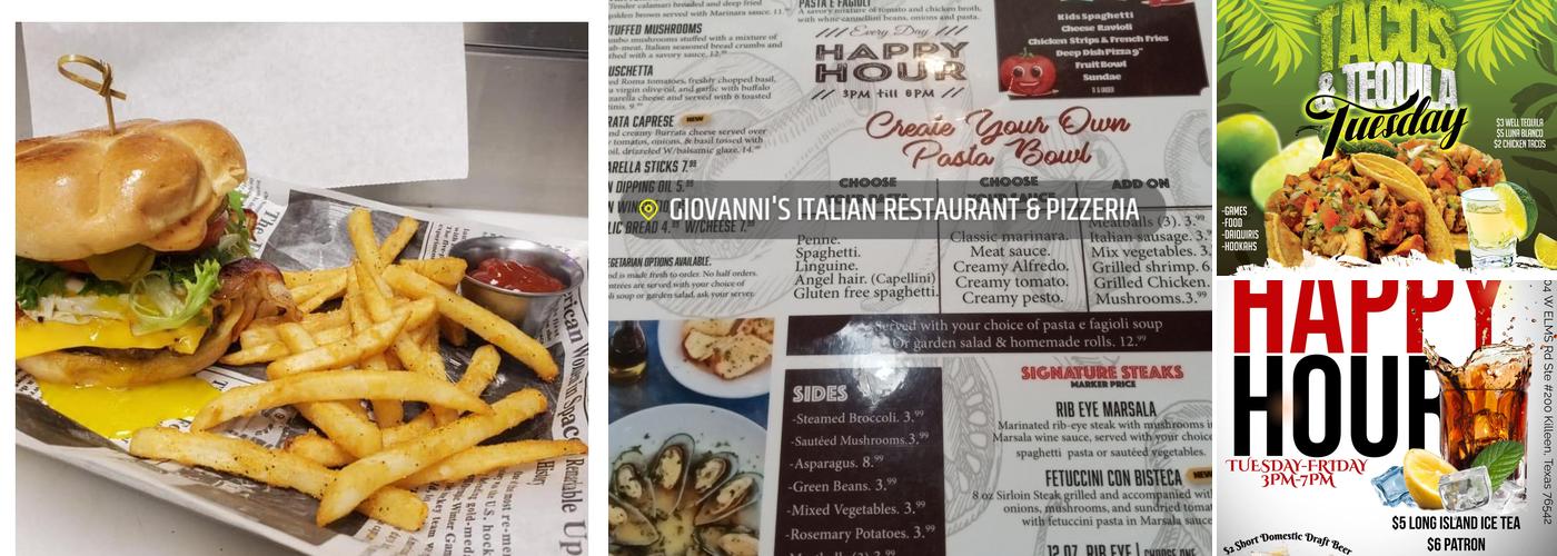 Hangover Bar & Grill Menu