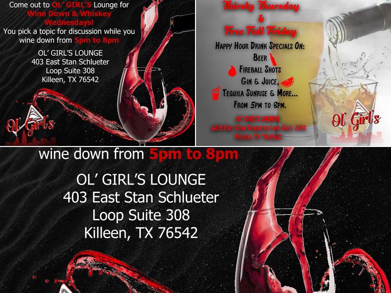 Ol Girls Lounge Menu