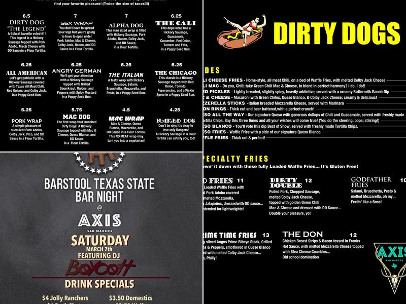 Axis Menu