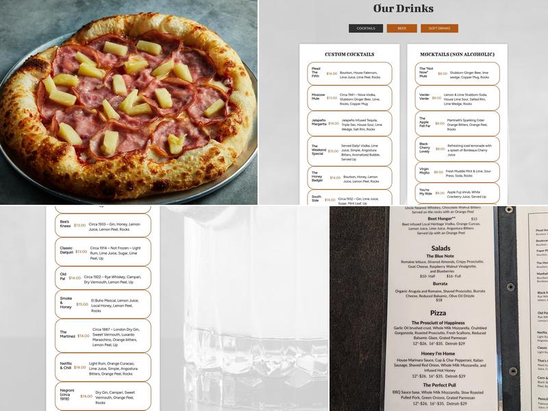 Niles Peacock Kitchen & Bar Menu