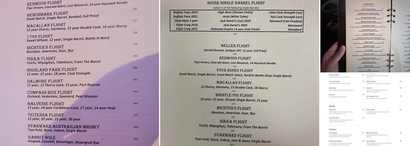 Locked Barrel Menu