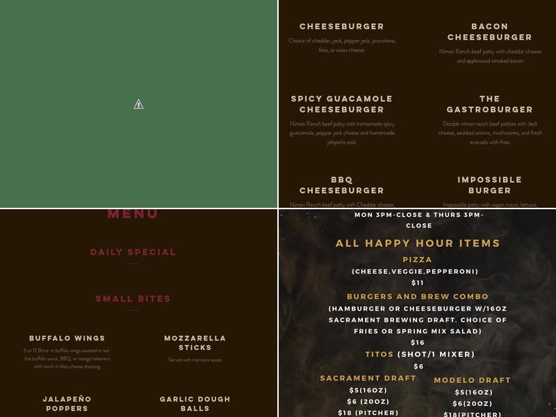 Midtown Gastrobar Menu