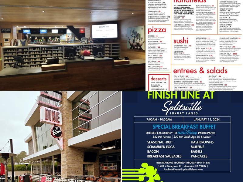 Splitsville Luxury Lanes Menu