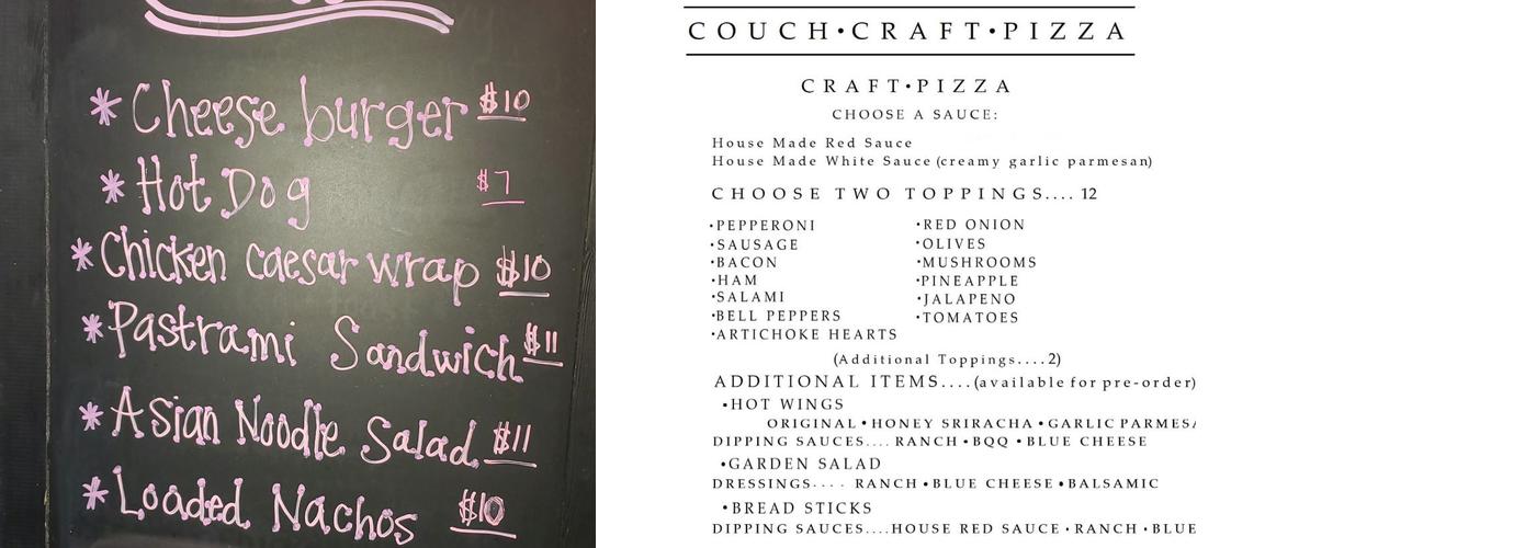Liquid Therapy Menu